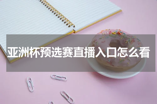 亚洲杯预选赛直播入口怎么看