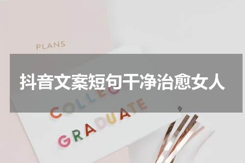 抖音文案短句干净治愈女人