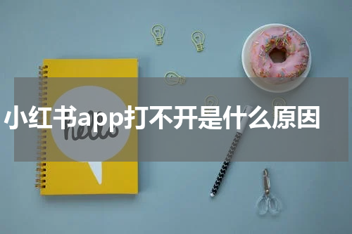 小红书app打不开是什么原因