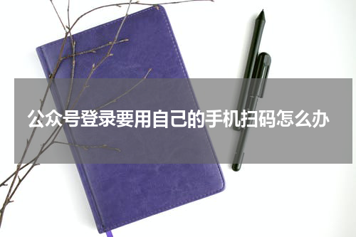 公众号登录要用自己的手机扫码怎么办