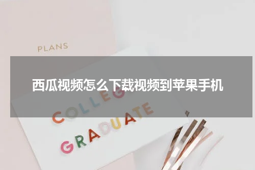 西瓜视频怎么下载视频到苹果手机