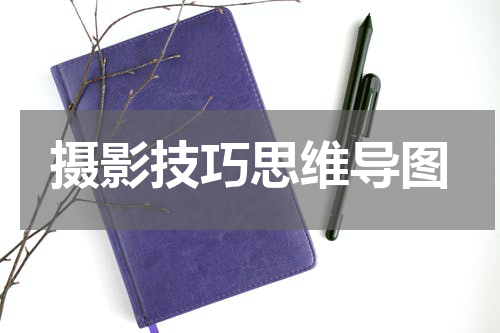 摄影技巧思维导图