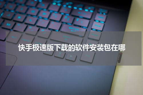 快手极速版下载的软件安装包在哪