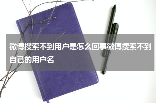微博搜索不到用户是怎么回事微博搜索不到自己的用户名