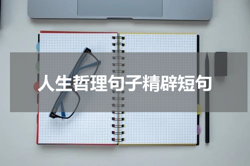 人生哲理句子精辟短句