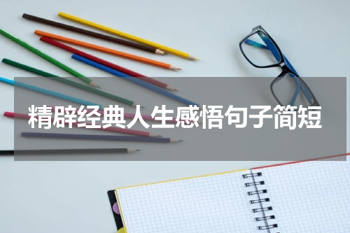 精辟经典人生感悟句子简短