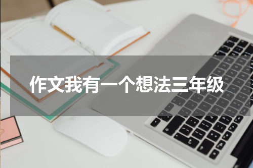 作文我有一个想法三年级