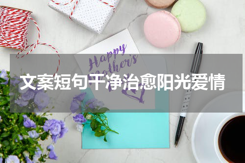 文案短句干净治愈阳光爱情