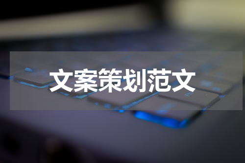 文案策划范文