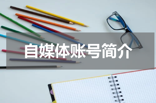 自媒体账号简介