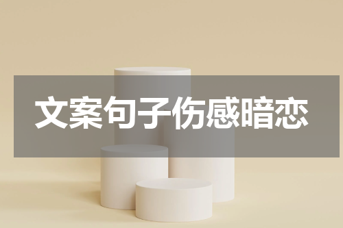 文案句子伤感暗恋