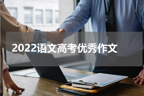 2022语文高考优秀作文