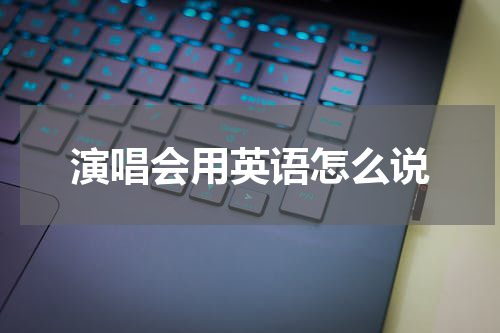 演唱会用英语怎么说