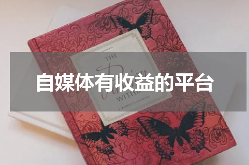 自媒体有收益的平台