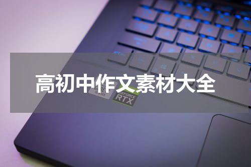 高初中作文素材大全