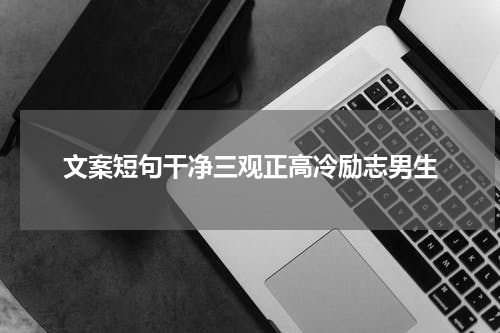 文案短句干净三观正高冷励志男生