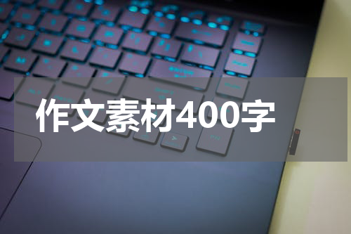 作文素材400字