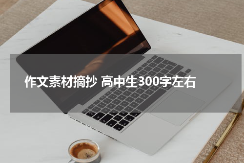 作文素材摘抄 高中生300字左右