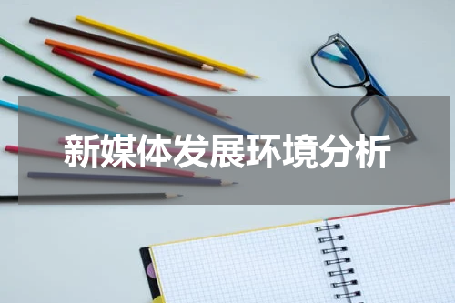 新媒体发展环境分析