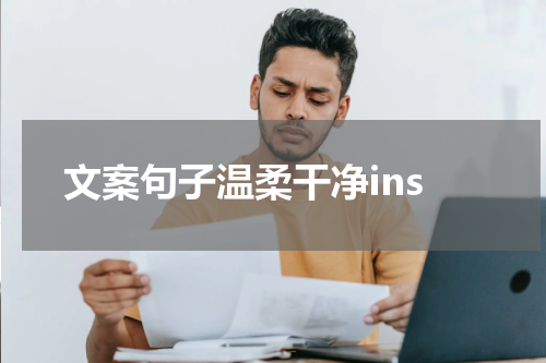 文案句子温柔干净ins