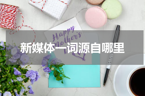 新媒体一词源自哪里