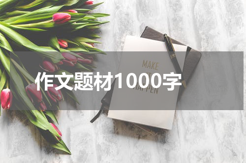 作文题材1000字