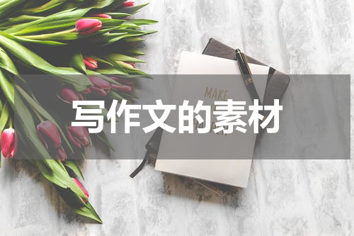 写作文的素材