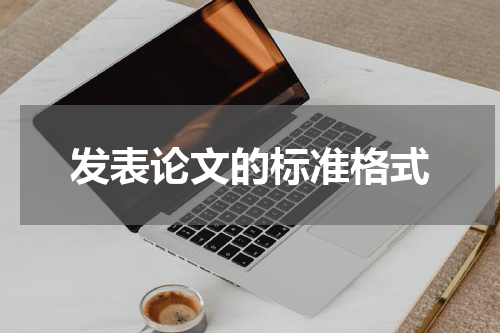 发表论文的标准格式