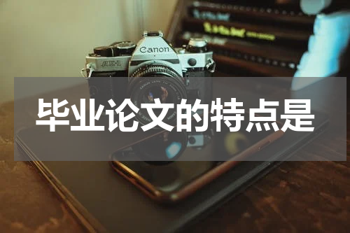 毕业论文的特点是
