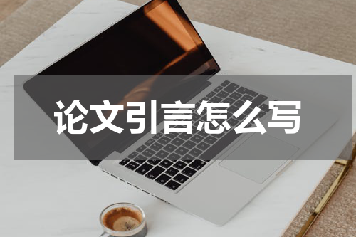 论文引言怎么写