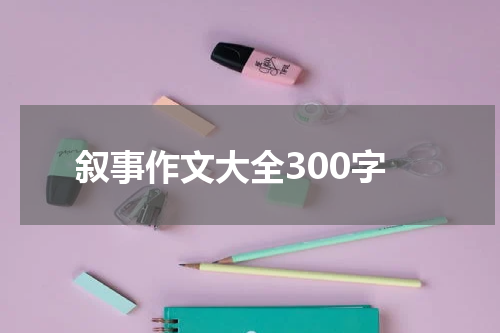 叙事作文大全300字