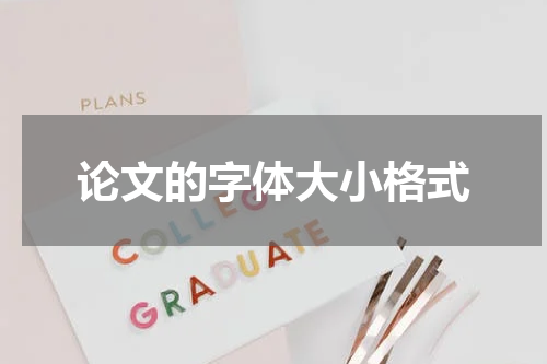 论文的字体大小格式