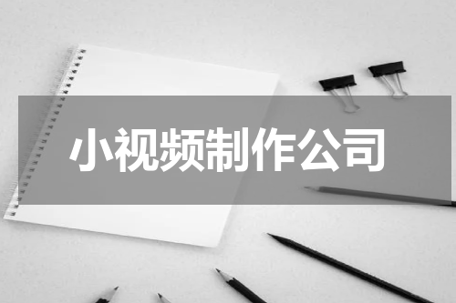 小视频制作公司