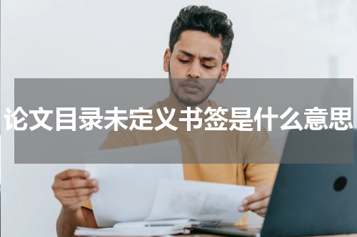 论文目录未定义书签是什么意思