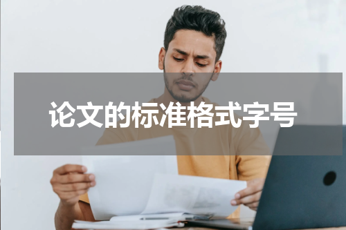 论文的标准格式字号