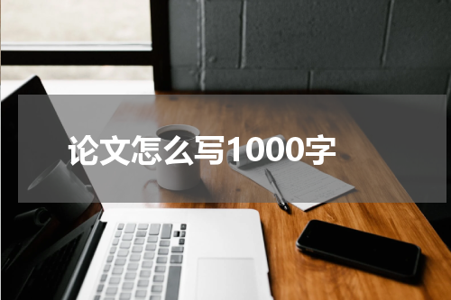 论文怎么写1000字