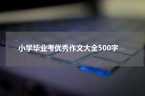 小学毕业考优秀作文大全500字