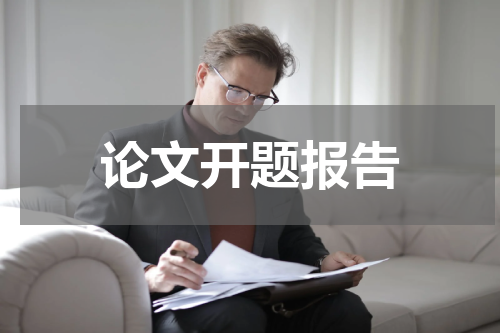 论文开题报告