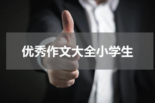 优秀作文大全小学生