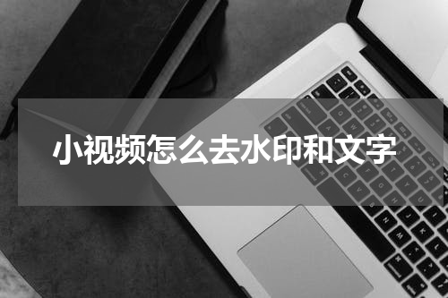 小视频怎么去水印和文字