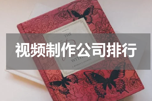 视频制作公司排行