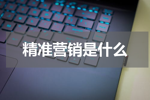 精准营销是什么