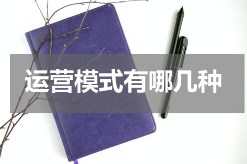 运营模式有哪几种