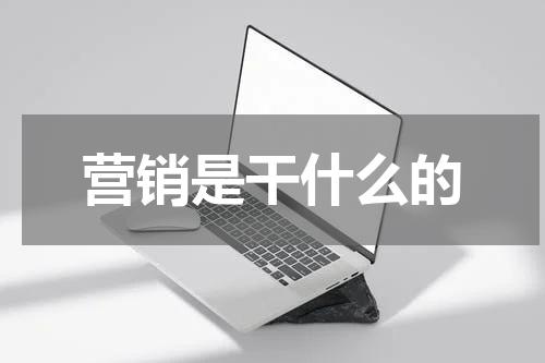 营销是干什么的