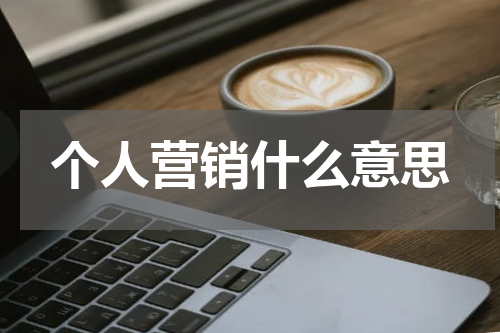 个人营销什么意思