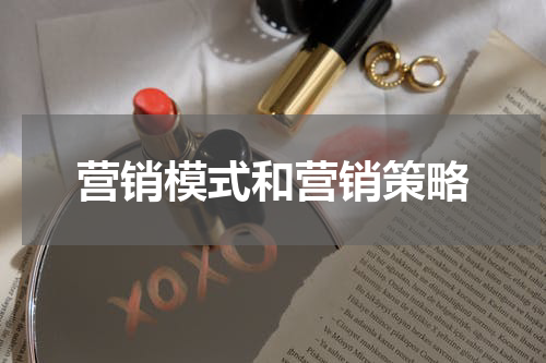 营销模式和营销策略