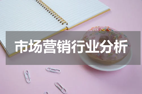 市场营销行业分析
