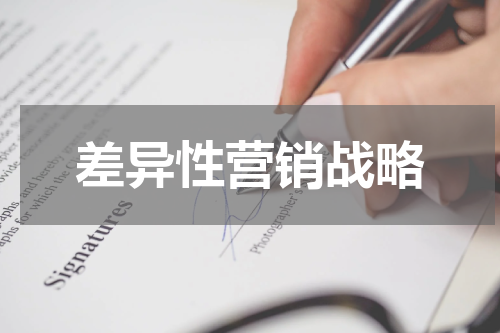 差异性营销战略