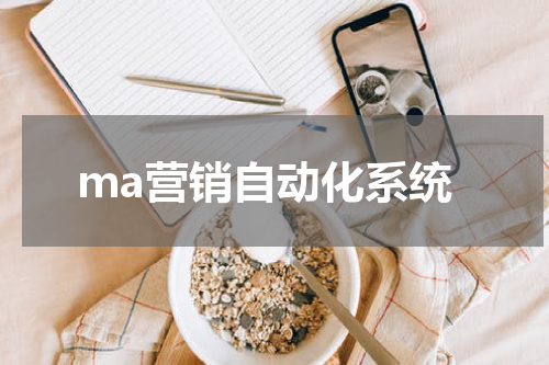 ma营销自动化系统