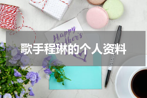 歌手程琳的个人资料